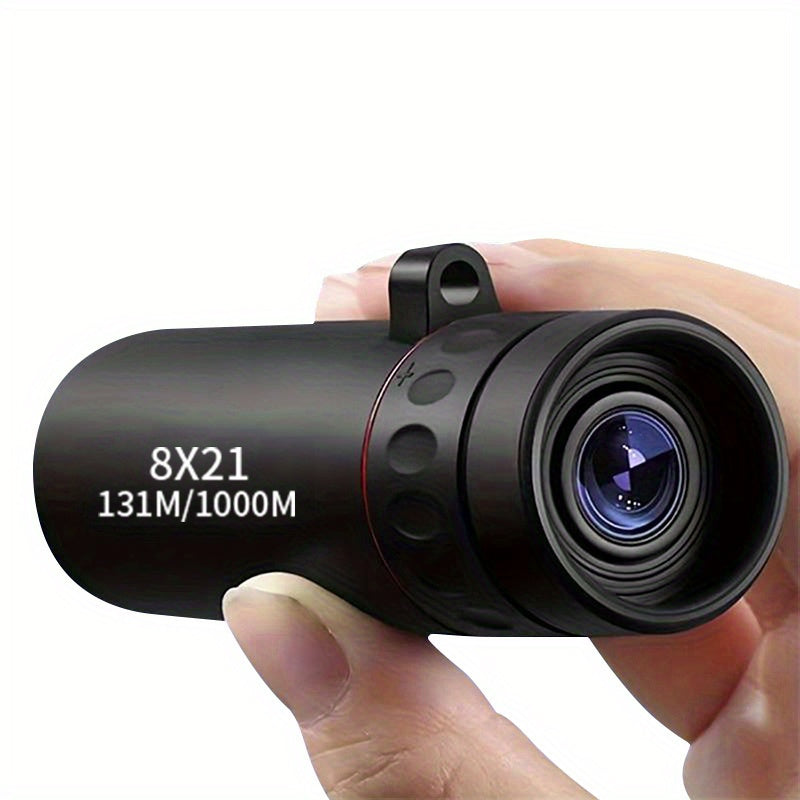 High-Power Compact Monocular Telescope